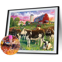 Load image into Gallery viewer, Diamond Painting - Full Round - rhino in water (40*30CM)
