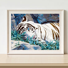 Load image into Gallery viewer, Diamond Painting - Full Round - rhino in water (40*30CM)
