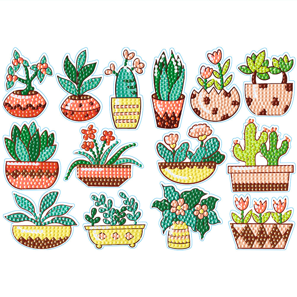 2pcs Crystal Diamond Sticker Cute DIY for Kids Adult Gift Rewards (BT159)