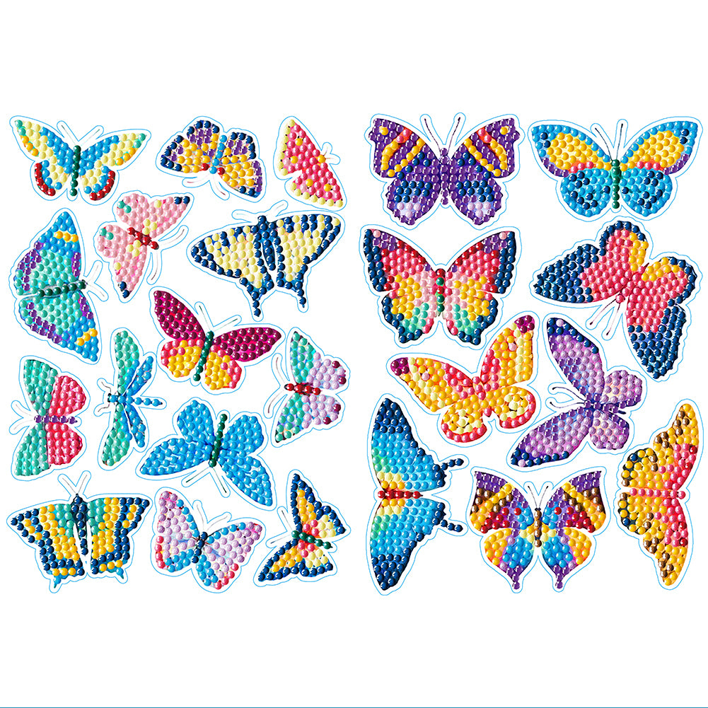 2pcs Crystal Diamond Sticker Cute DIY for Kids Adult Gift Rewards (BT160)