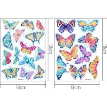 Load image into Gallery viewer, 2pcs Crystal Diamond Sticker Cute DIY for Kids Adult Gift Rewards (BT160)
