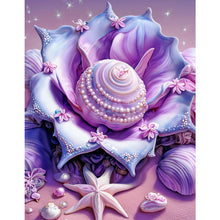 Load image into Gallery viewer, Diamond Painting - Full Round - purple shell (30*40CM)
