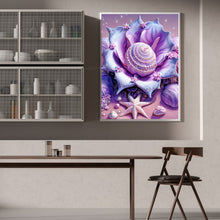 Load image into Gallery viewer, Diamond Painting - Full Round - purple shell (30*40CM)
