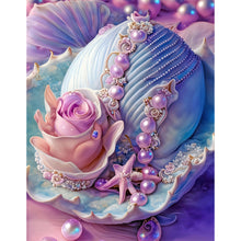 Load image into Gallery viewer, Diamond Painting - Full Round - purple shell (30*40CM)
