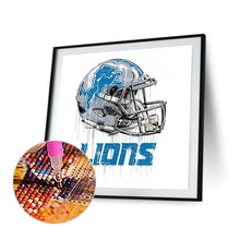 Load image into Gallery viewer, Diamond Painting - Full Round - NFL Detroit Lions team (30*30CM)
