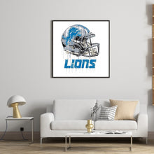 Load image into Gallery viewer, Diamond Painting - Full Round - NFL Detroit Lions team (30*30CM)
