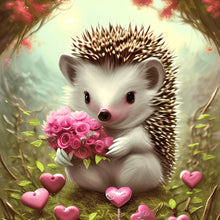 Load image into Gallery viewer, Diamond Painting - Full Round - hedgehog (30*30CM)
