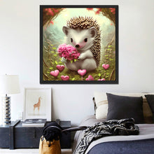 Load image into Gallery viewer, Diamond Painting - Full Round - hedgehog (30*30CM)

