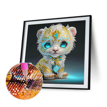 Load image into Gallery viewer, Diamond Painting - Partial Special Shaped - Chinese Zodiac - Tiger (30*30CM)
