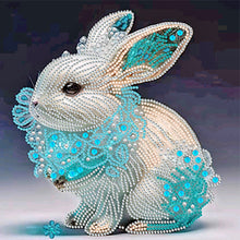 Load image into Gallery viewer, Diamond Painting - Partial Special Shaped - Chinese Zodiac - Rabbit (30*30CM)
