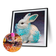 Load image into Gallery viewer, Diamond Painting - Partial Special Shaped - Chinese Zodiac - Rabbit (30*30CM)
