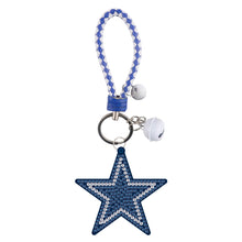 Load image into Gallery viewer, DIY Gem Keychains Double Sided Rugby Badge Craft Hanging Ornament (YS156)
