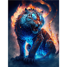 Load image into Gallery viewer, Diamond Painting - Full Round - Magic version of the zodiac tiger (30*40CM)
