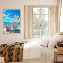Load image into Gallery viewer, Diamond Painting - Partial Special Shaped - dreamy seaside beach shells (30*40CM)
