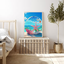 Load image into Gallery viewer, Diamond Painting - Partial Special Shaped - dreamy seaside beach shells (30*40CM)
