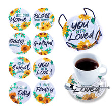 Load image into Gallery viewer, 8/10pcs Cork Coasters Stackable DIY Creative for Table Home Decor (AA1151)
