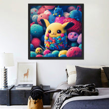Load image into Gallery viewer, Diamond Painting - Full Round - pikachu (30*30CM)
