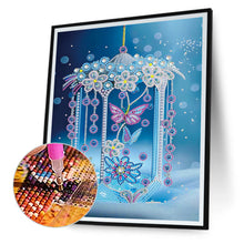 Load image into Gallery viewer, Diamond Painting - Partial Special Shaped - Butterfly small fresh pendant (30*40CM)
