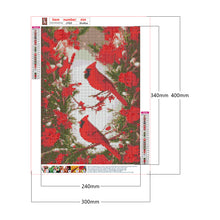 Load image into Gallery viewer, Diamond Painting - Full Square - cardinal bird (30*40CM)
