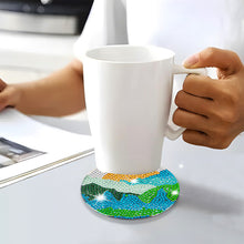 Load image into Gallery viewer, 6/8pcs Anti Slip Coasters with Holder DIY for Tabletop Protection (BD013)
