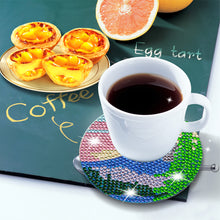 Load image into Gallery viewer, 6/8pcs Anti Slip Coasters with Holder DIY for Tabletop Protection (BD013)
