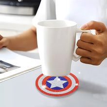 Load image into Gallery viewer, 6/8pcs Anti Slip Coasters with Holder DIY for Tabletop Protection (BD017)
