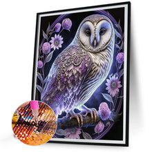 Load image into Gallery viewer, Diamond Painting - Full Round - Luminous Owl (30*40CM)
