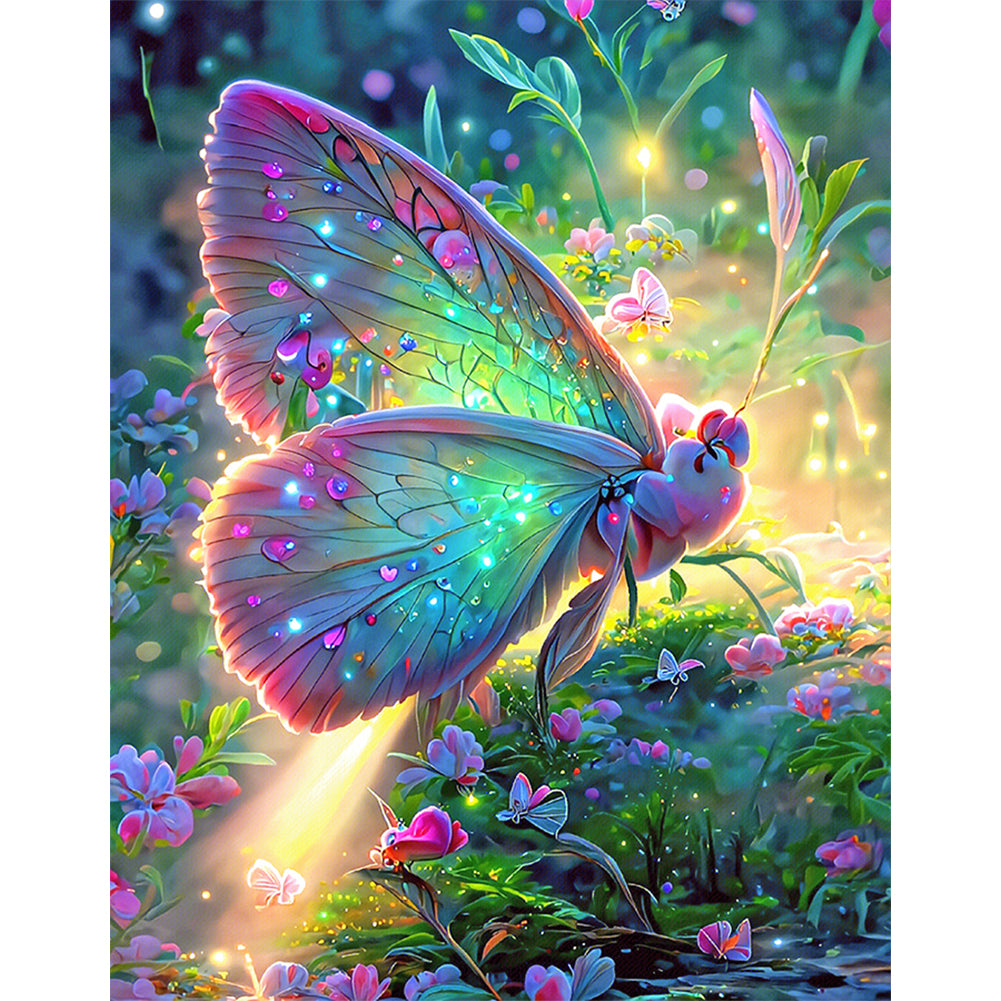 Diamond Painting - Full Round - dream butterfly (30*40CM)