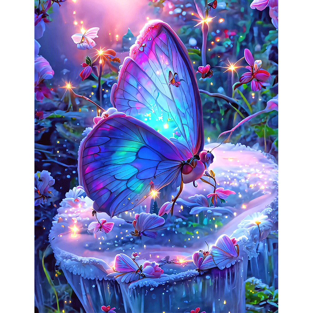 Diamond Painting - Full Round - dream butterfly (30*40CM)
