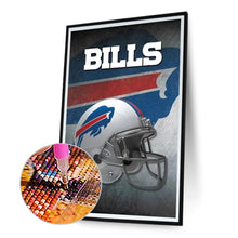 Load image into Gallery viewer, Diamond Painting - Full Round - nfl buffalo bills football team (35*50CM)
