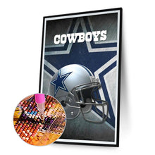 Load image into Gallery viewer, Diamond Painting - Full Round - NFL Dallas Cowboys football team (35*50CM)
