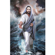Load image into Gallery viewer, Diamond Painting - Full Round - jesus saves (40*60CM)
