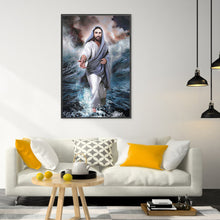 Load image into Gallery viewer, Diamond Painting - Full Round - jesus saves (40*60CM)
