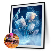 Load image into Gallery viewer, Diamond Painting - Full Round - smoke rose (30*40CM)
