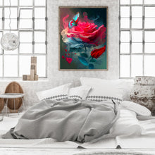 Load image into Gallery viewer, Diamond Painting - Full Round - smoke rose (30*40CM)
