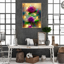 Load image into Gallery viewer, Diamond Painting - Full Round - smoke rose (30*40CM)
