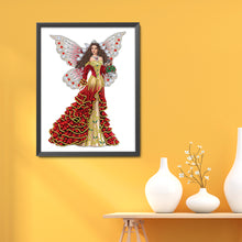 Load image into Gallery viewer, Diamond Painting - Partial Special Shaped - Elegant lady (30*40CM)
