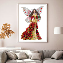 Load image into Gallery viewer, Diamond Painting - Partial Special Shaped - Elegant lady (30*40CM)
