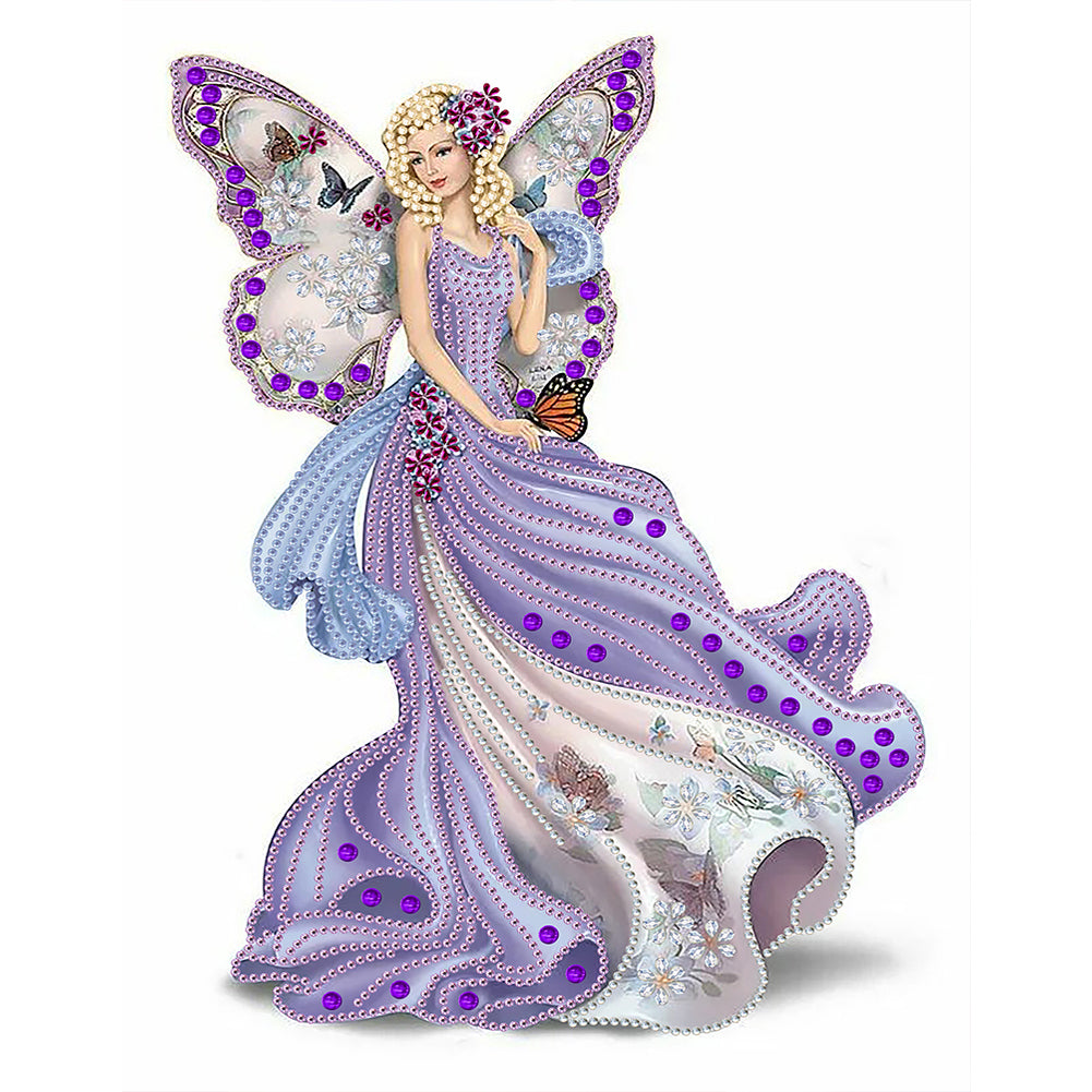 Diamond Painting - Partial Special Shaped - Elegant lady (30*40CM)