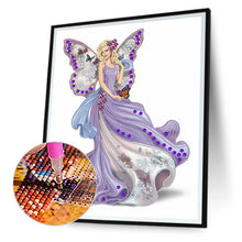 Load image into Gallery viewer, Diamond Painting - Partial Special Shaped - Elegant lady (30*40CM)
