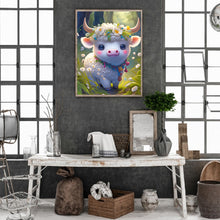 Load image into Gallery viewer, Diamond Painting - Full Round - Floral version of the zodiac ox (30*40CM)
