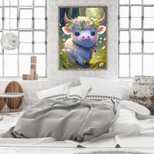 Load image into Gallery viewer, Diamond Painting - Full Round - Floral version of the zodiac ox (30*40CM)
