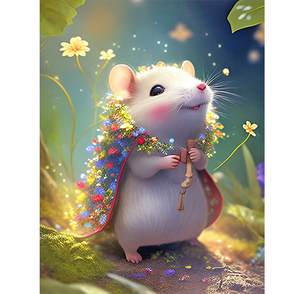 Diamond Painting - Full Round - Chinese Zodiac Rat (30*40CM)