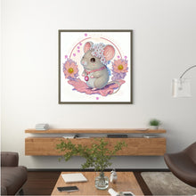 Load image into Gallery viewer, Diamond Painting - Partial Special Shaped - Comic version of the zodiac rat (30*30CM)
