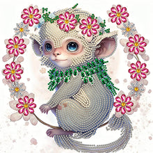 Load image into Gallery viewer, Diamond Painting - Partial Special Shaped - comic book zodiac monkey (30*30CM)

