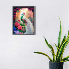 Load image into Gallery viewer, Diamond Painting - Partial Special Shaped - gorgeous peacock (30*40CM)
