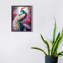 Load image into Gallery viewer, Diamond Painting - Partial Special Shaped - gorgeous peacock (30*40CM)
