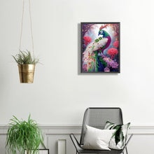 Load image into Gallery viewer, Diamond Painting - Partial Special Shaped - gorgeous peacock (30*40CM)
