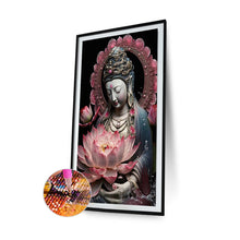 Load image into Gallery viewer, Diamond Painting - Full Round - buddhist lotus avalokitesvara (40*60CM)
