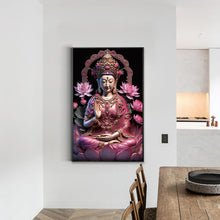 Load image into Gallery viewer, Diamond Painting - Full Round - buddhist lotus avalokitesvara (40*60CM)
